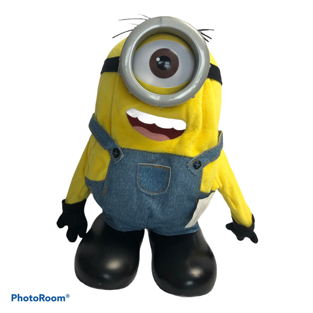 Despicable Me Minions Tim 12” Plush Moving Eyes Talking Singing Toy
